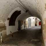 Proseguiamo ora sulla stessa strada e svoltiamo a destra su via Leonida fin sotto Arco Pagano, dove troviamo una seconda edicola dedicata alla Madonna Immacolata
